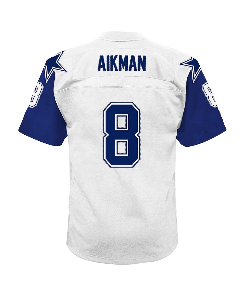 Mitchell & Ness Big Boys and Girls Troy Aikman White Dallas Cowboys 1994 Alternate Legacy Jersey