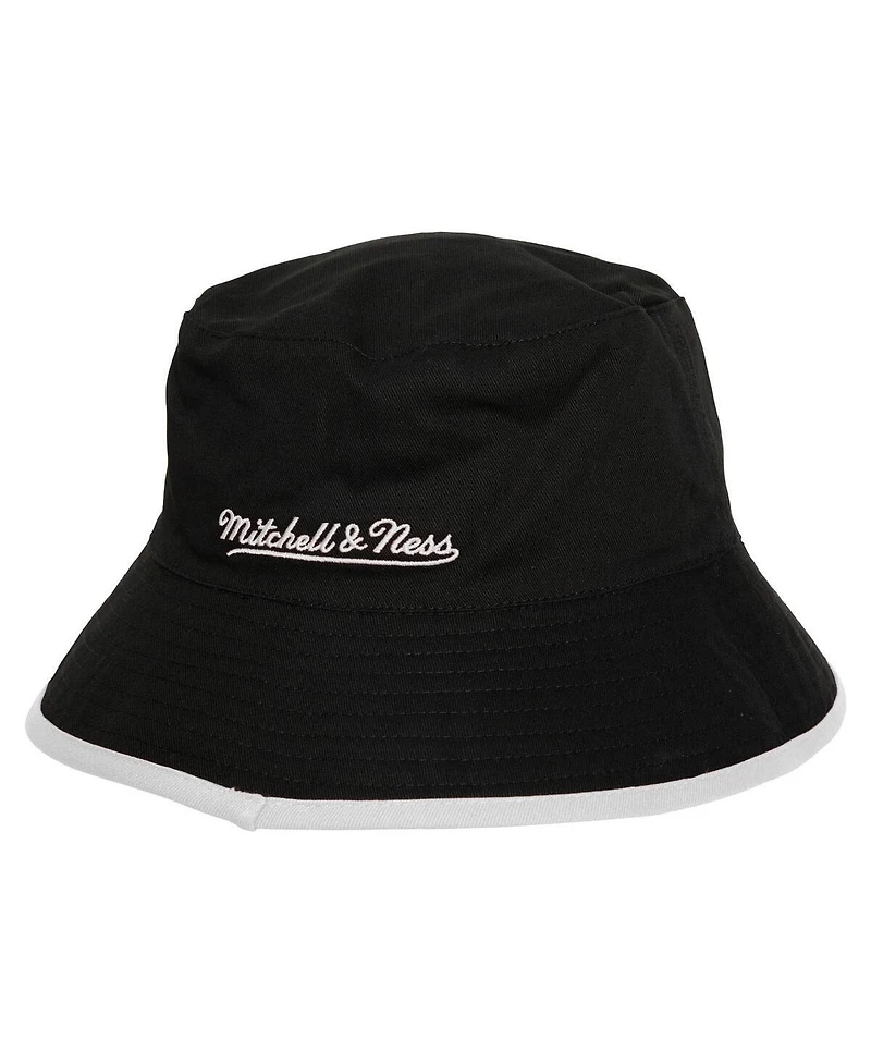 Mitchell & Ness Men's Black Philadelphia 76ers Flip It Reversible Bucket Hat