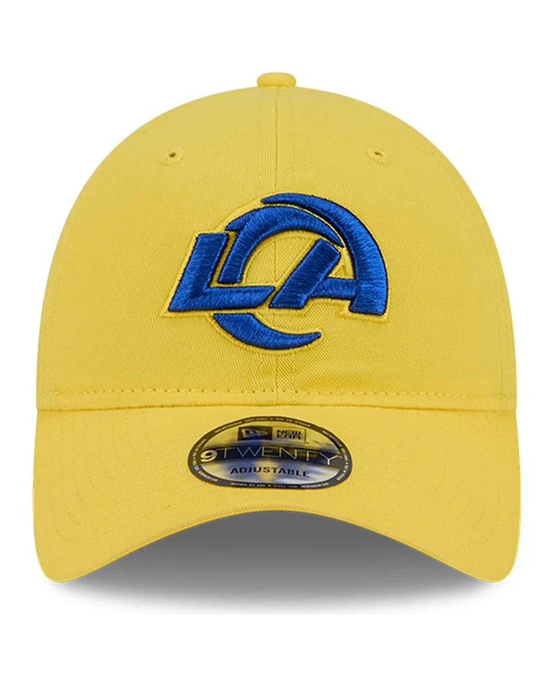 New Era Men's Gold Los Angeles Rams 2025 Rivalries Collection Team 9TWENTY Adjustable Hat