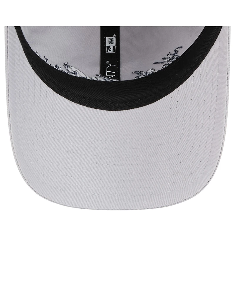 New Era Men's Gray New England Patriots 2025 Rivalries Collection Team 9TWENTY Adjustable Hat