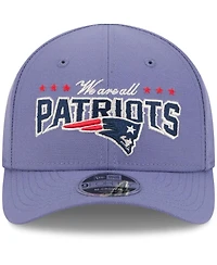 New Era Men's Meadow Blue New England Patriots 2025 Rivalries Collection Team 9FORTY M-Crown Adjustable Hat