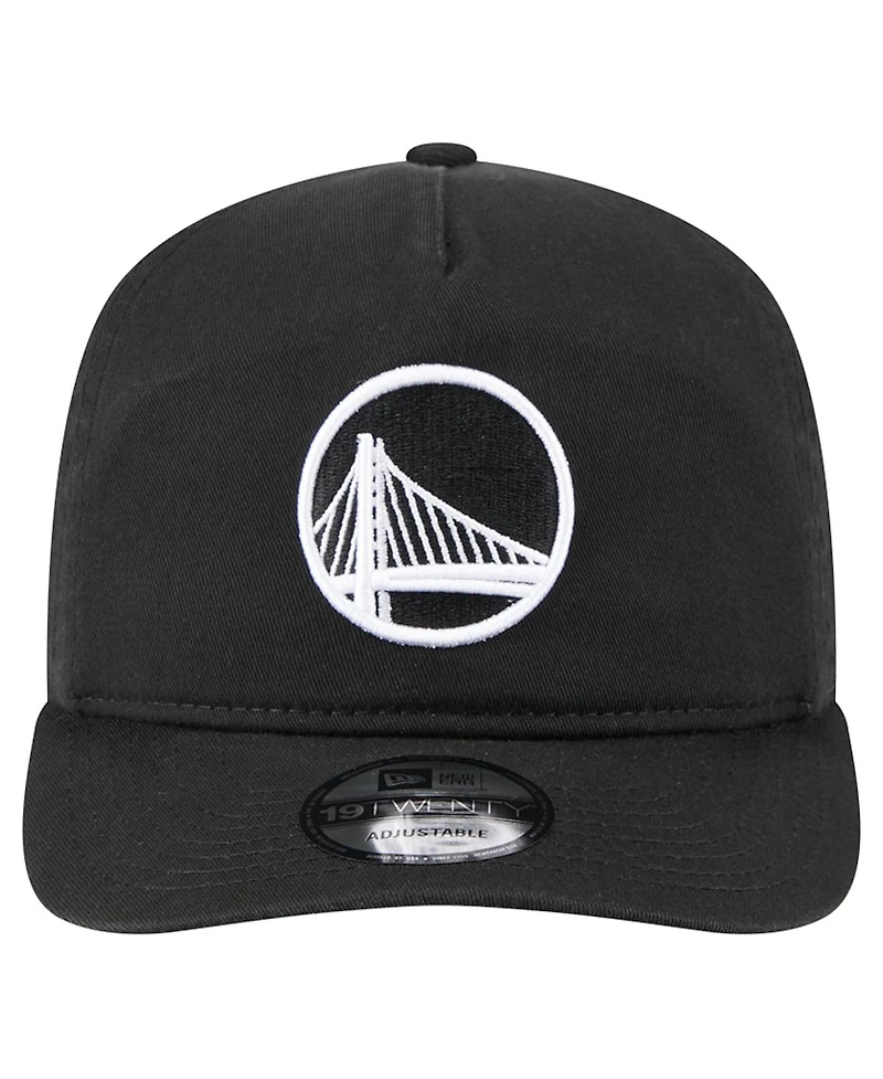 New Era Men's Black Golden State Warriors 19TWENTY Adjustable Hat