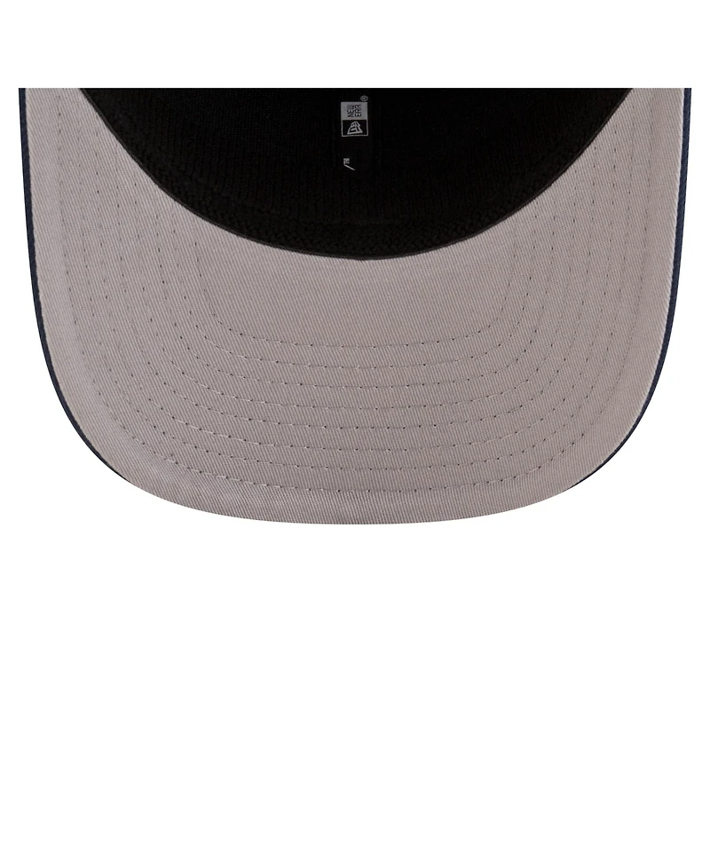 New Era Men's Navy La Clippers 9SEVENTY Stock Adjustable Hat