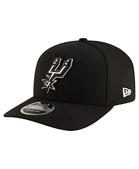 New Era Men's Black San Antonio Spurs 9SEVENTY Stock Adjustable Hat