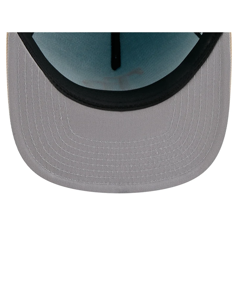 New Era Men's Light Blue/Light Beige Tampa Bay Rays Color Pack A-Frame 9FIFTY Snapback Hat