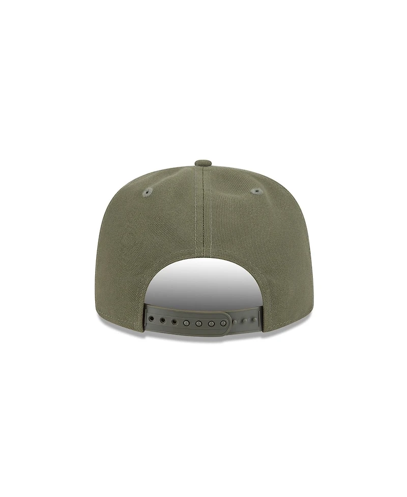 New Era Men's Olive Miami Dolphins Color Pack A-Frame 9FIFTY Snapback Hat
