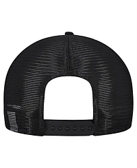 New Era Men's Gray/Black Baltimore Ravens Cork Split Panel 9FIFTY Trucker Snapback Hat