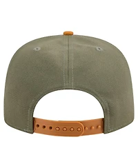 New Era Men's Olive/Brown Atlanta Braves Color Pack A-Frame 9FIFTY Snapback Hat