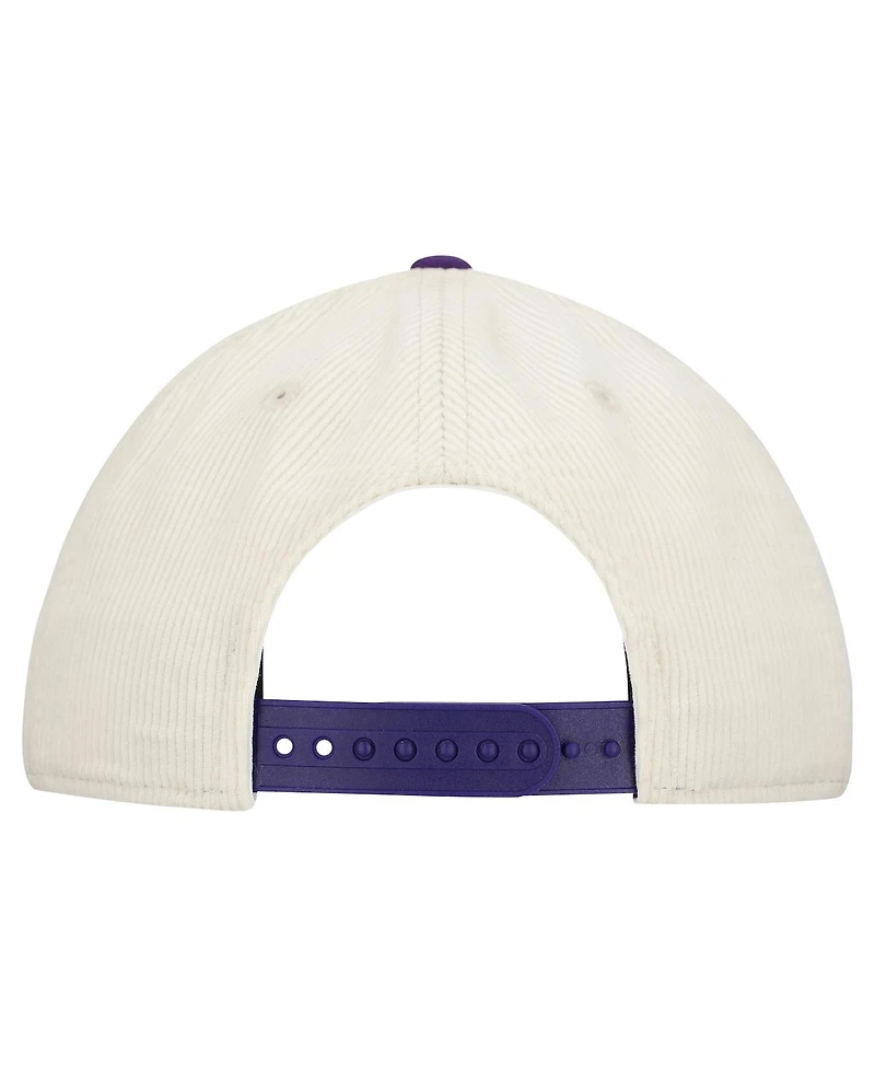 New Era Men's Stone Minnesota Vikings Loyal Corduroy 9SEVENTY Adjustable Hat
