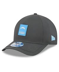 New Era Men's Charcoal Los Angeles Chargers 2025 Sideline Cold Weather 9FORTY M-Crown Adjustable Hat