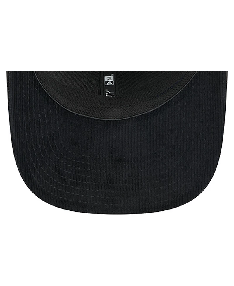 New Era Men's Black Minnesota Timberwolves Quilted 9SEVENTY Trucker Adjustable Hat