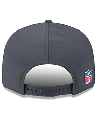 New Era Men's Charcoal Detroit Lions 2025 Sideline Cold Weather Split Panel 9FIFTY Snapback Hat