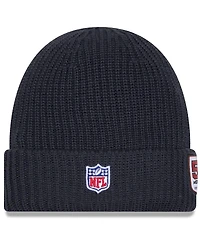 New Era Men's Charcoal Tampa Bay Buccaneers 2025 Sideline Cold Weather Cuffed Knit Hat