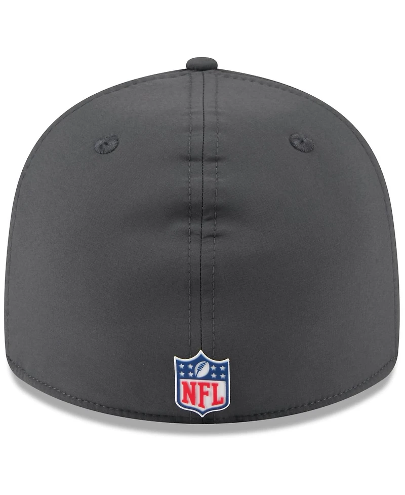 New Era Men's Charcoal Pittsburgh Steelers 2025 Sideline Cold Weather Retro Crown 59FIFTY Fitted Hat