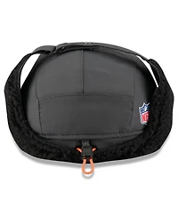 New Era Men's Charcoal Denver Broncos 2025 Sideline Cold Weather Runner Dog Ear Adjustable Hat