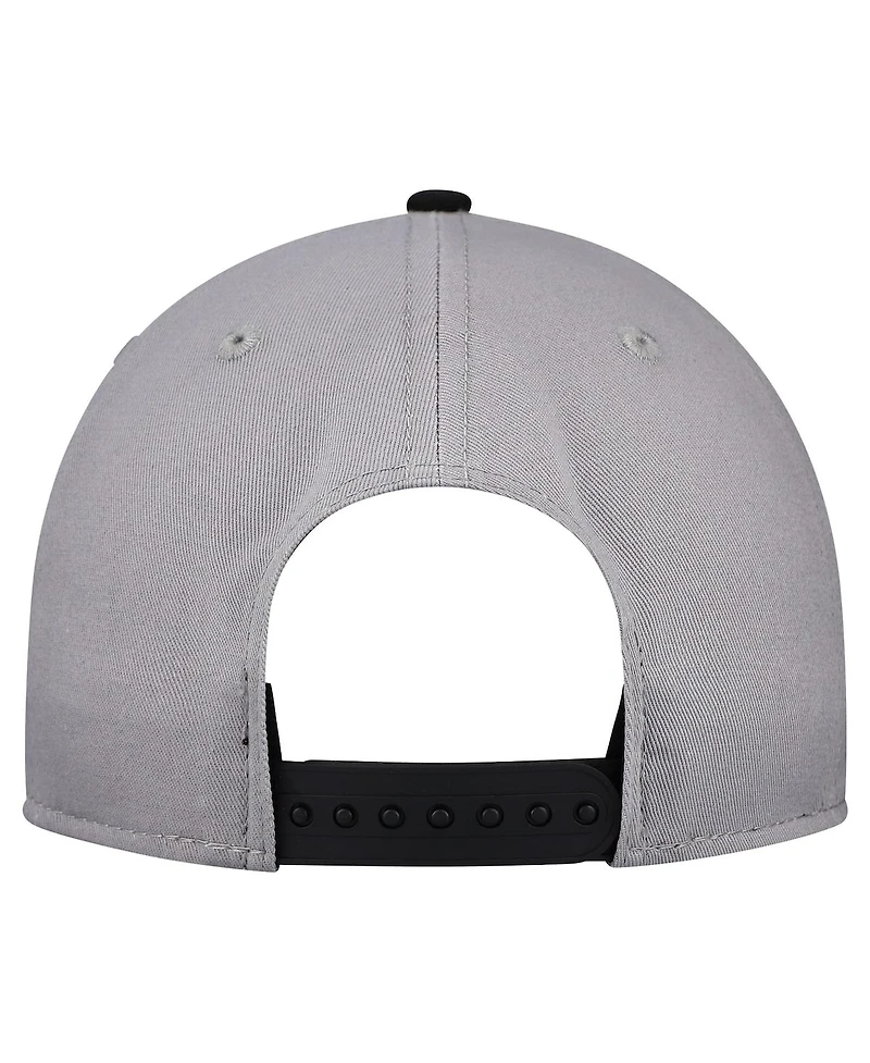 New Era Men's Gray Las Vegas Aces Bold Arch Coolera 9FORTY A-Frame M-Crown Adjustable Hat