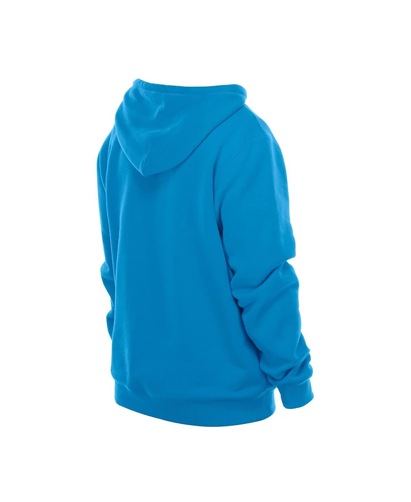 New Era Men's Carolina Blue Carolina Panthers Combine Authentic Local State Throwback Hoodie