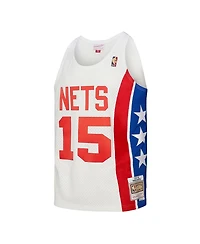 Mitchell & Ness Men's Vince Carter White New Jersey Nets 2005/06 Hardwood Classics Swingman