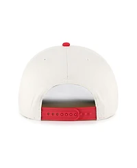 '47 Brand Men's Cream/Red Houston Rockets Pomona Two-Tone Rope Hitch Adjustable Hat
