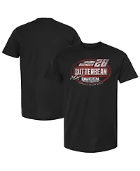 Checkered Flag Sports Men's Black Brenden Queen Name Number T-Shirt