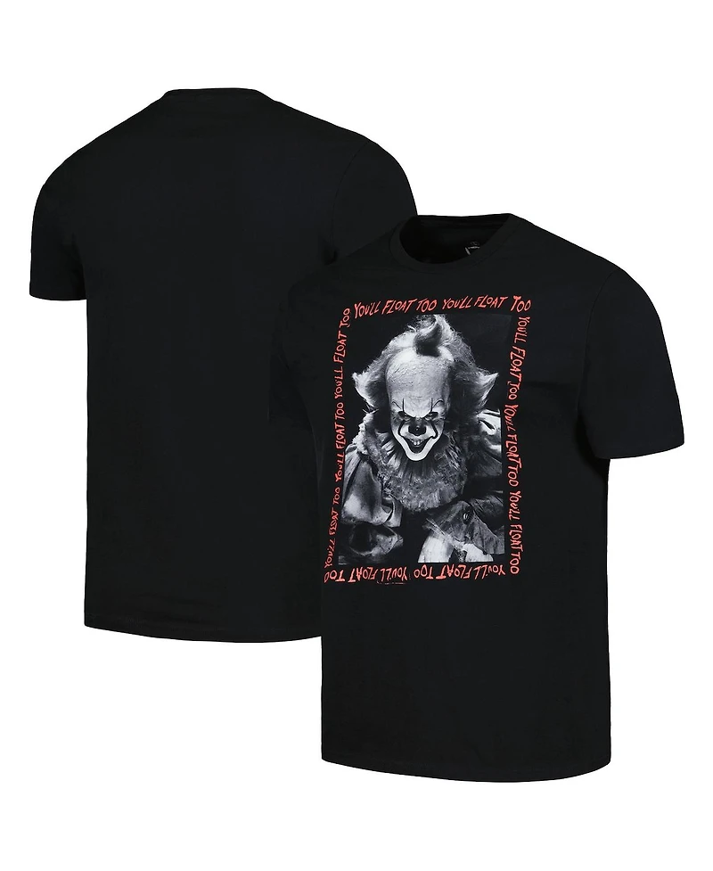 Ripple Junction Men's Black It You'll Float Too Graphic T-Shirt