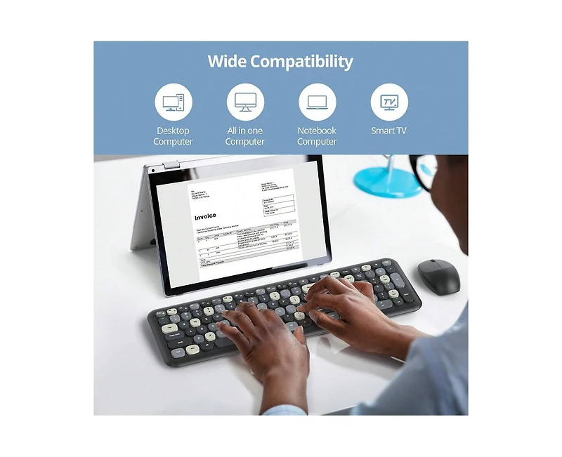 Quiet Wireless Keyboard And Mouse