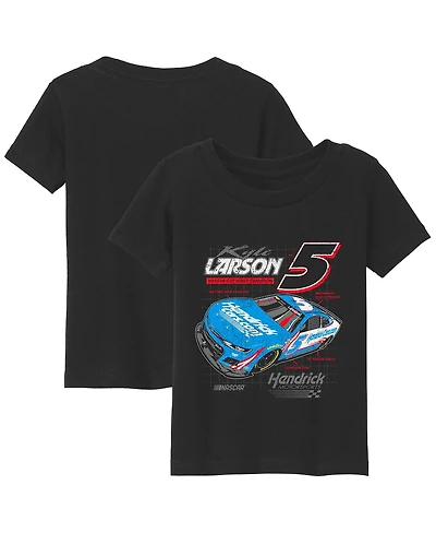 Hendrick Motorsports Team Collection Toddler Black Kyle Larson Car T-Shirt