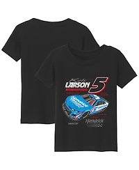 Hendrick Motorsports Team Collection Toddler Black Kyle Larson Car T-Shirt