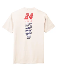 Hendrick Motorsports Team Collection Men's Natural William Byron Liberty University Car T-Shirt