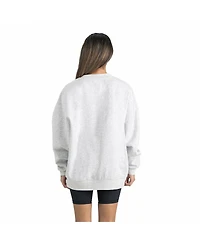 Gameday Couture Women's Gray Oregon Ducks Premium Fleece Drop Shoulder Oversized Pullover Sweatshirt