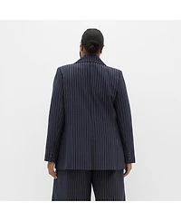 City Chic Women's Karla Pinstripe Blazer