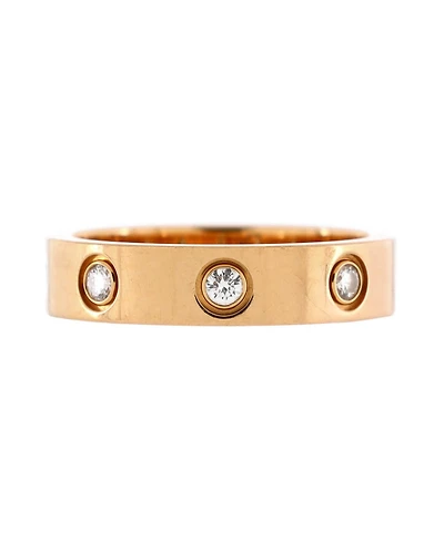 Pre-Owned Cartier Love Wedding Band 8 Diamonds Ring