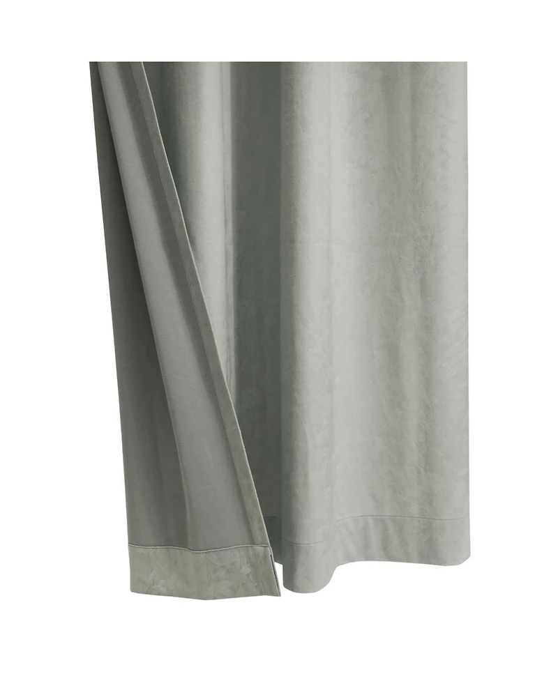 Habitat Bristol Room Darkening Uv Protecion Grommet Curtain Panel for Windows 52" x Grey