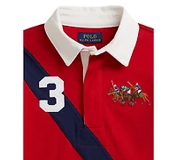 Polo Ralph Lauren Boys 2-7 Triple-Pony Rugby Collar Shirt