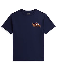 Polo Ralph Lauren Boys 8-20 Triple-Pony Short-Sleeve Jersey T-Shirt