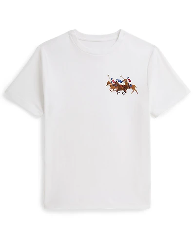 Polo Ralph Lauren Boys 8-20 Triple-Pony Short-Sleeve Jersey T-Shirt