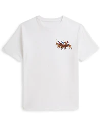 Polo Ralph Lauren Boys 8-20 Triple-Pony Short-Sleeve Jersey T-Shirt