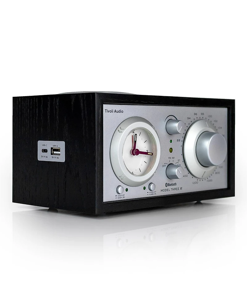 Tivoli Audio Model Three Bt Usb-c/A Clock Radio - Black