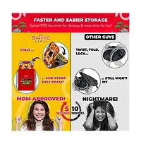 Safari Sling | 2-in-1 Bean Bag Toss Game for Kids | 5-Second Setup Kids Cornhole Game Set | Outdoor Toddler Activities