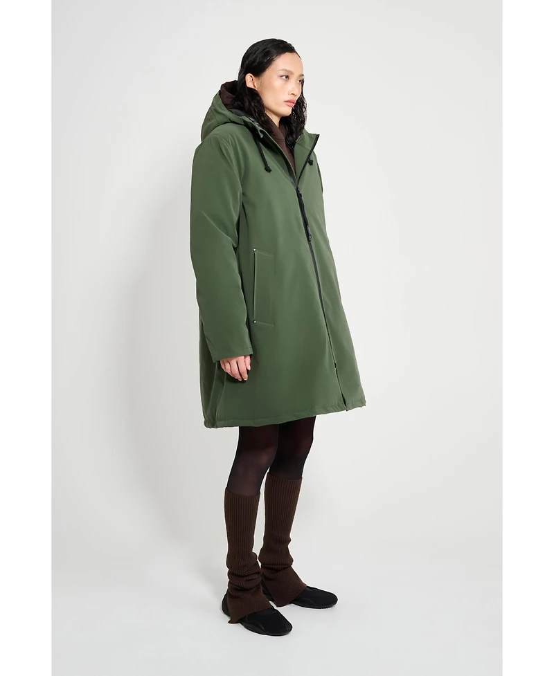Stutterheim Women's Mosebacke Matte Winter Coat