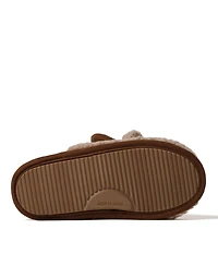 Cozyfoams Women's Holiday Novelty Scuff Slipper with Gift Bag