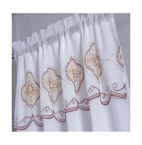 Oliva Gray Arcadia Embroidered Panel