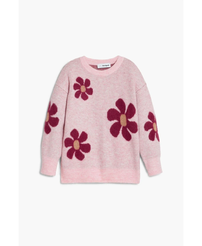 Desigual Girls Girls's Large floral sweater