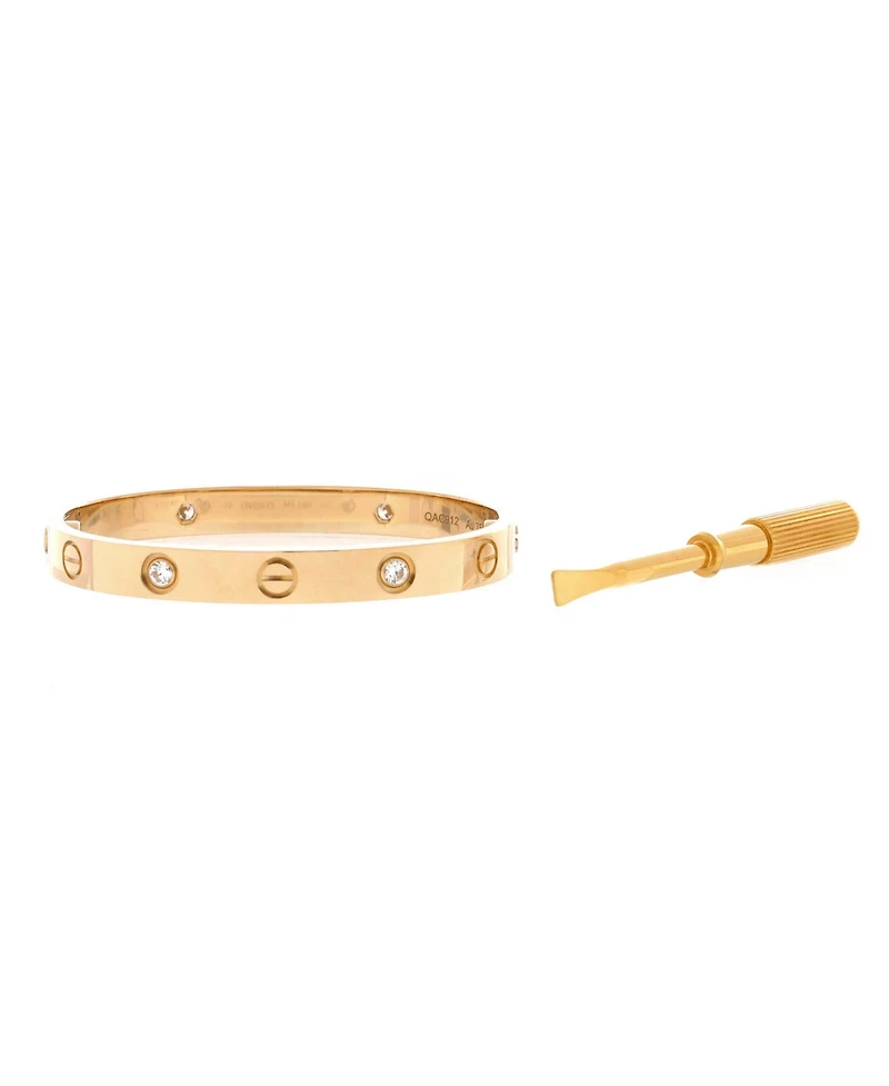 Pre-Owned Cartier Love 4 Diamond Bracelet