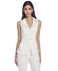 Eliza J Petite Sleeveless Vest Jumpsuit