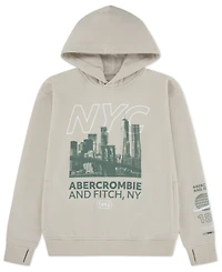 abercrombie kids Boys 5-18 Buildings Pull-On Hoodie