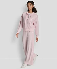 Dkny Jeans Women's Sequin Detail Long-Sleeve Jacket