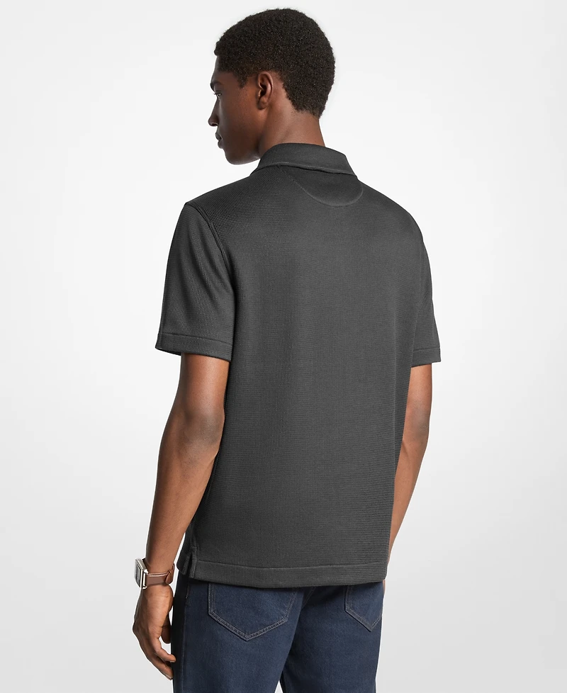 Michael Kors Men's Textured Polo Shirt