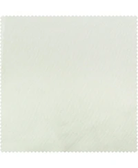 Half Price Drapes Eggshell Ruched Solid Faux Silk Taffeta Room Darkening Curtain