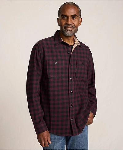 Lands' End Men's Long Sleeve Authentic Flannel Shirt